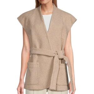 Preston & York Vest Size Small Oat Color